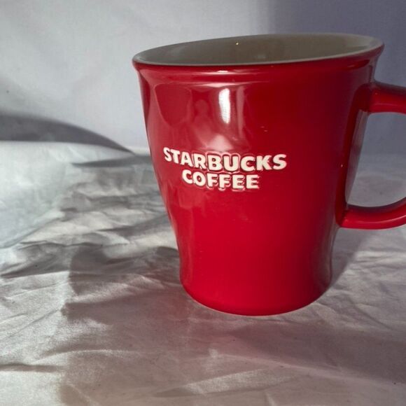 2008 Red Starbucks Coffee Mug - Picture 1 of 5